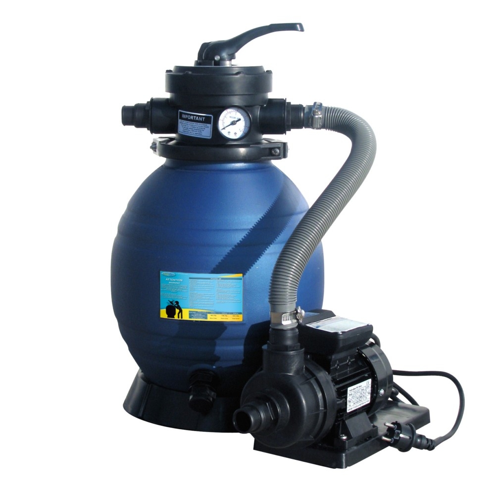 Filtration Piscine à Sable Avec Pompe 4m3/h Et Programmateur - Système Complet Et Automatique